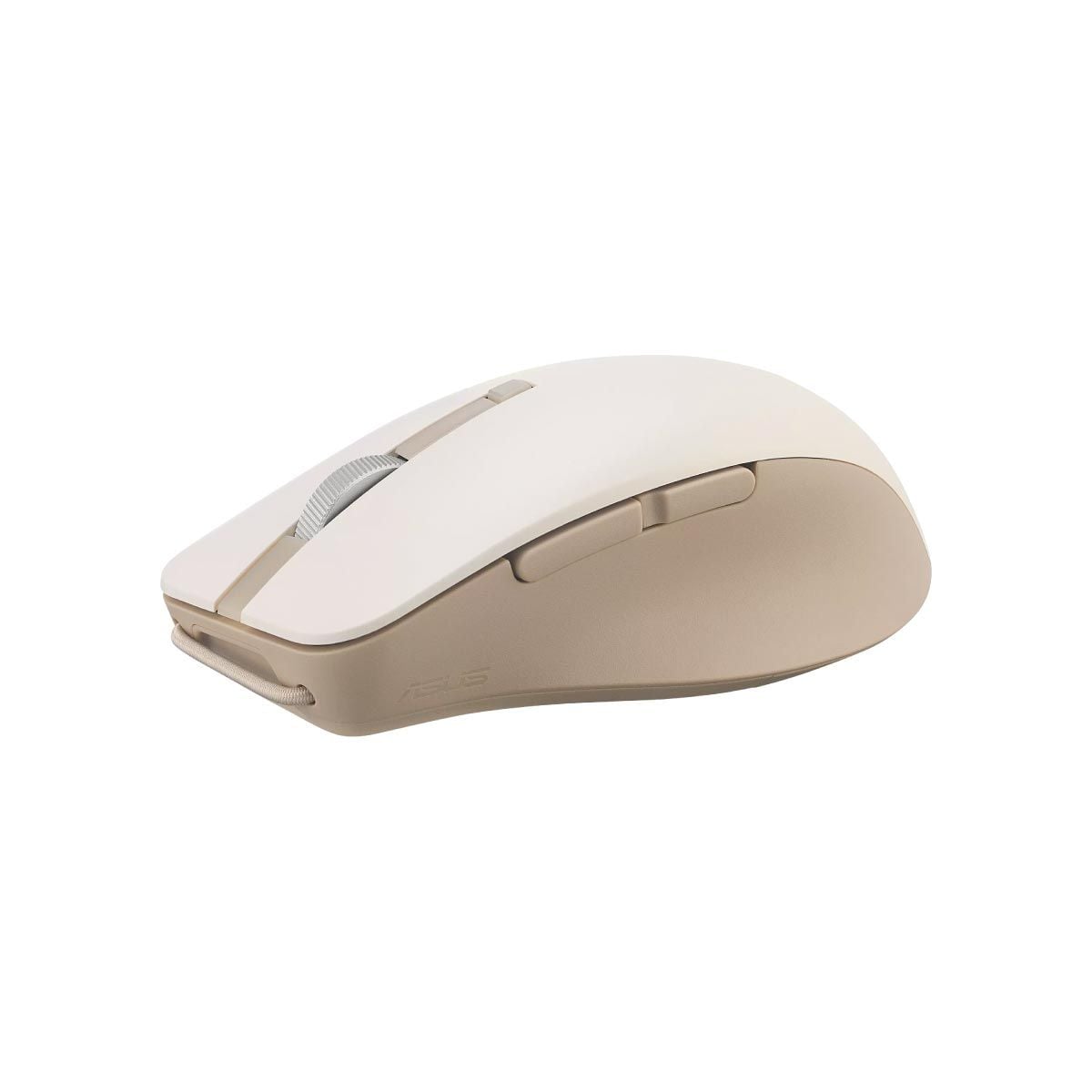 WIRELESS MOUSE (เมาส์ไร้สาย) ASUS SMARTO MOUSE MD200 SILENT PLUS (OAT MILK)