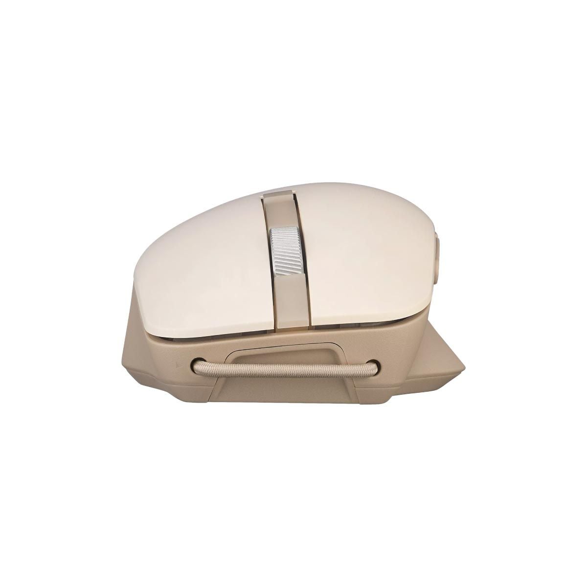 WIRELESS MOUSE (เมาส์ไร้สาย) ASUS SMARTO MOUSE MD200 SILENT PLUS (OAT MILK)