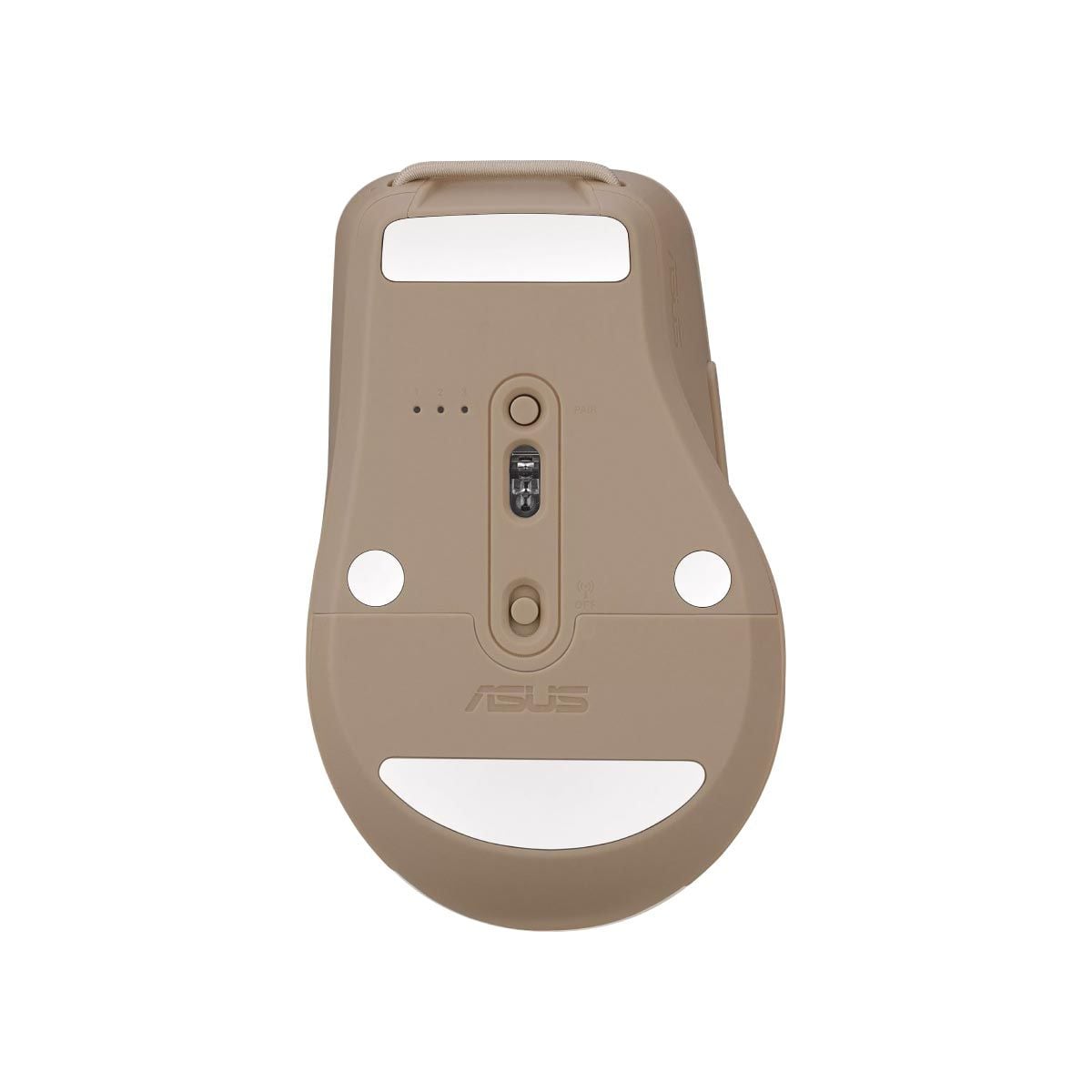WIRELESS MOUSE (เมาส์ไร้สาย) ASUS SMARTO MOUSE MD200 SILENT PLUS (OAT MILK)