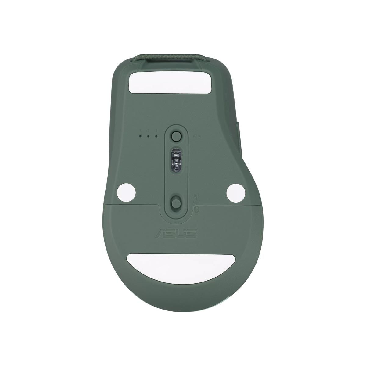 WIRELESS MOUSE (เมาส์ไร้สาย) ASUS SMARTO MOUSE MD200 SILENT PLUS (GREEN TEA LATTLE)