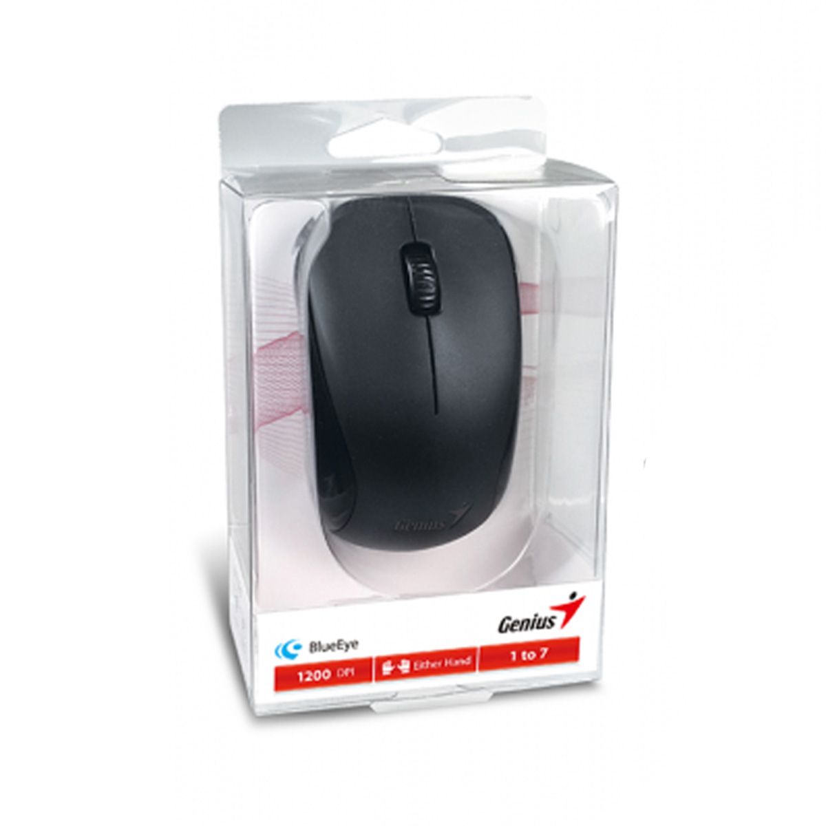 GENIUS เม้าส์ไร้สาย Wireless Mouse BlueEye NX-7000 (Black)