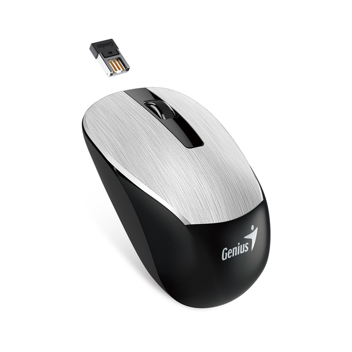 Genius Mouse Wireless เมาส์ไร้สาย NX-7015 (USB) Silver