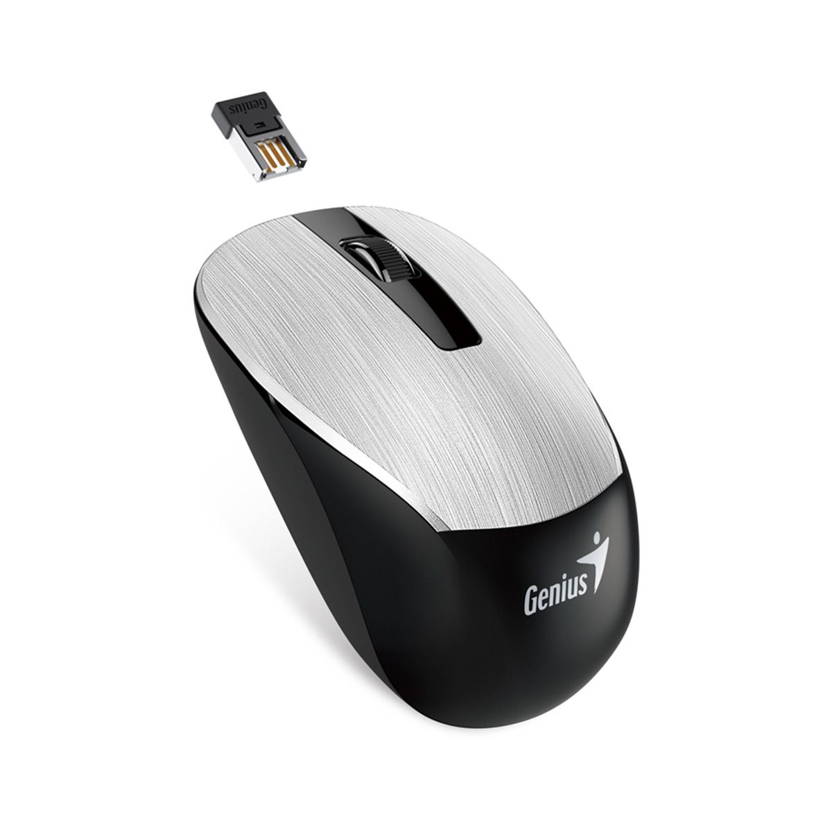 MOUSE (เมาส์ไร้สาย) GENIUS NX-7015 (SILVER)
