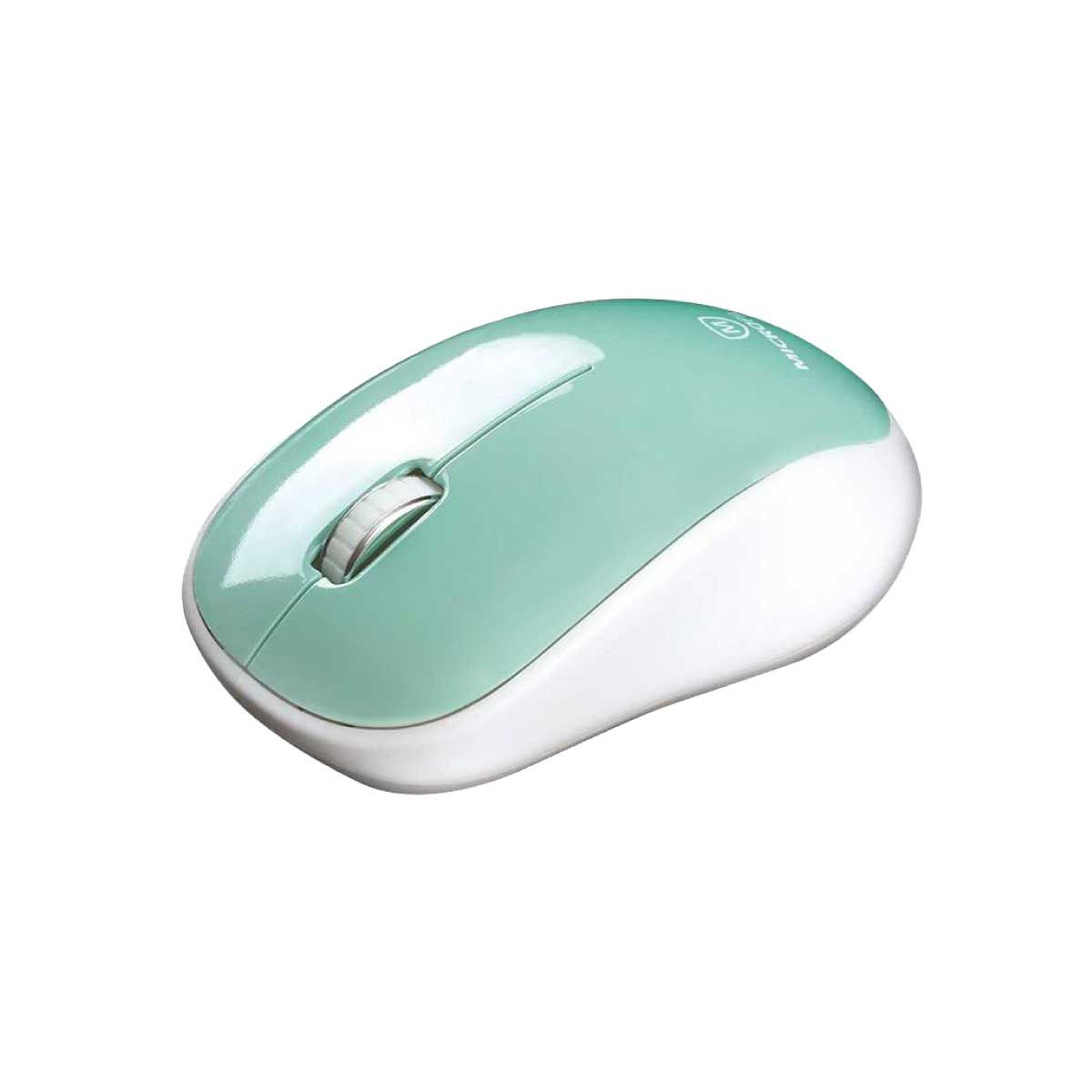MOUSE (เมาส์ไร้สาย) MICROPACK MP-771W ST WIRELESS SILENT MOUSE (GREEN)