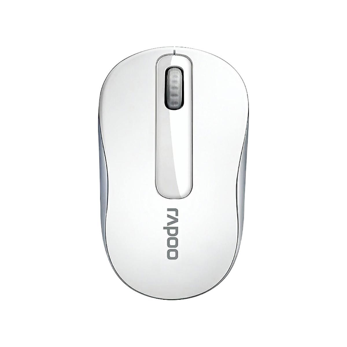 WIRELESS MOUSE (เมาส์ไร้สาย) RAPOO M10 PLUS (WHITE)