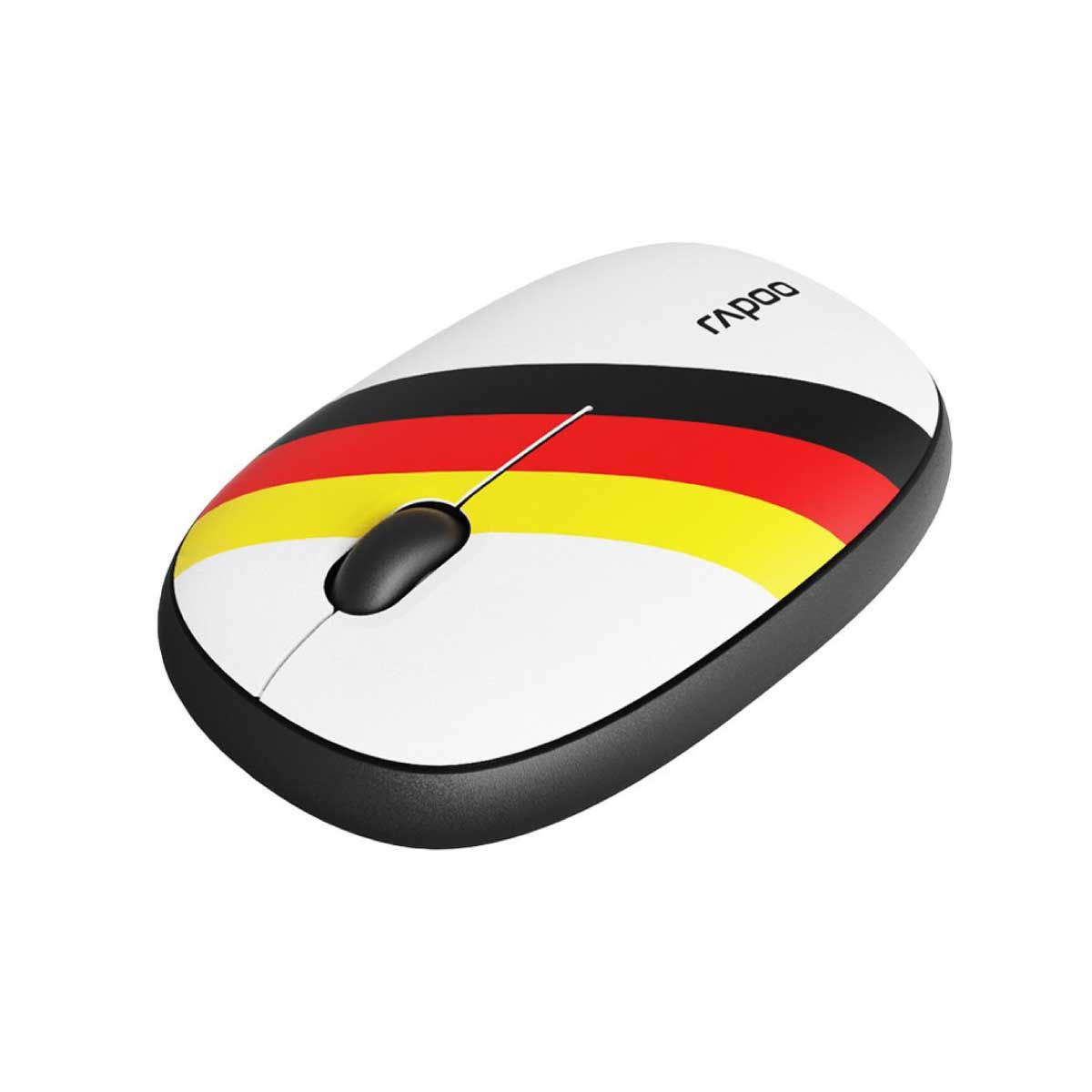 WIRELESS MOUSE (เมาส์ไร้สาย) RAPOO M650 SILENT WORLD CUP 2022 MULTI-MODE (GERMANY)