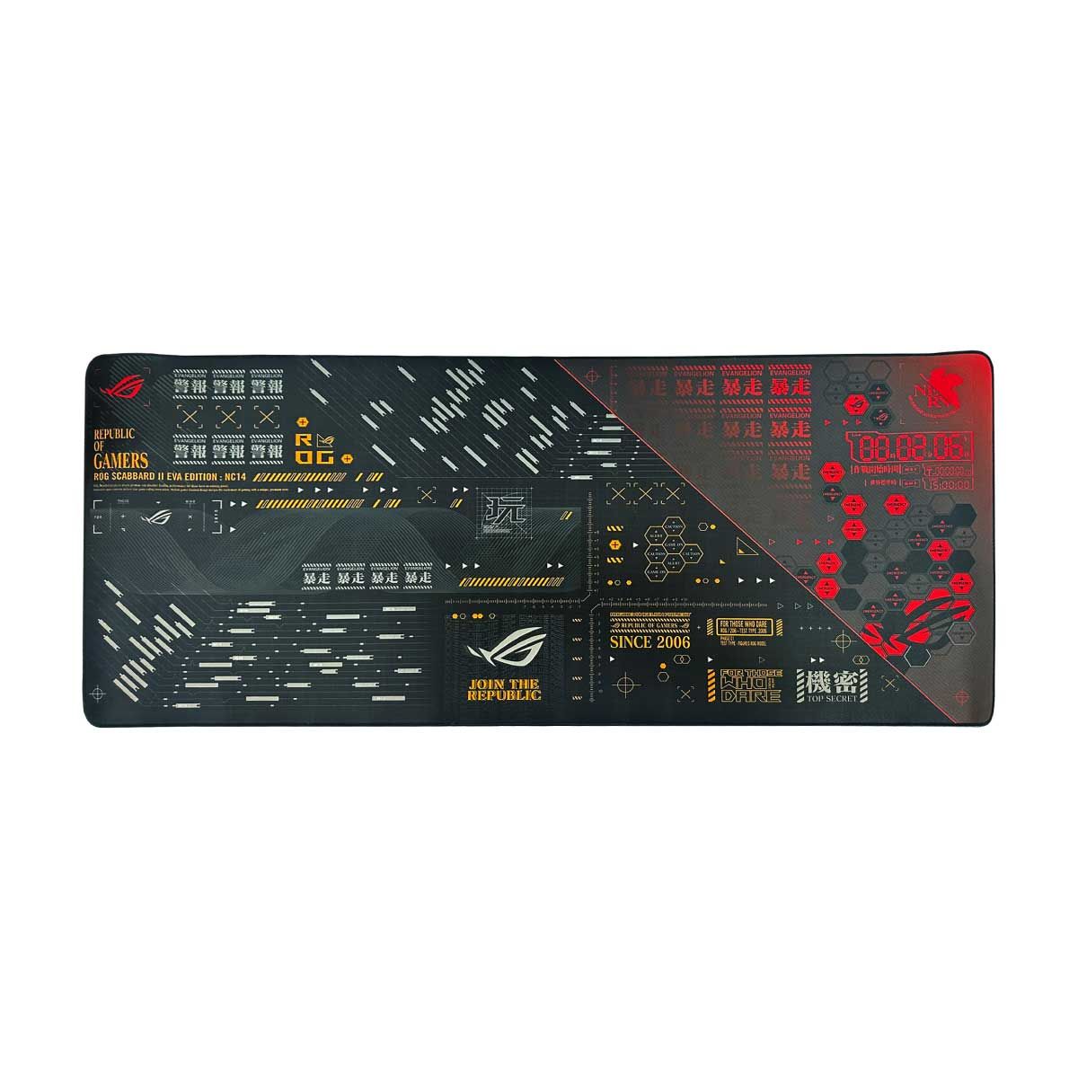 MOUSE PAD (แผ่นรองเมาส์) ASUS GAMING ROG X EVANGELION