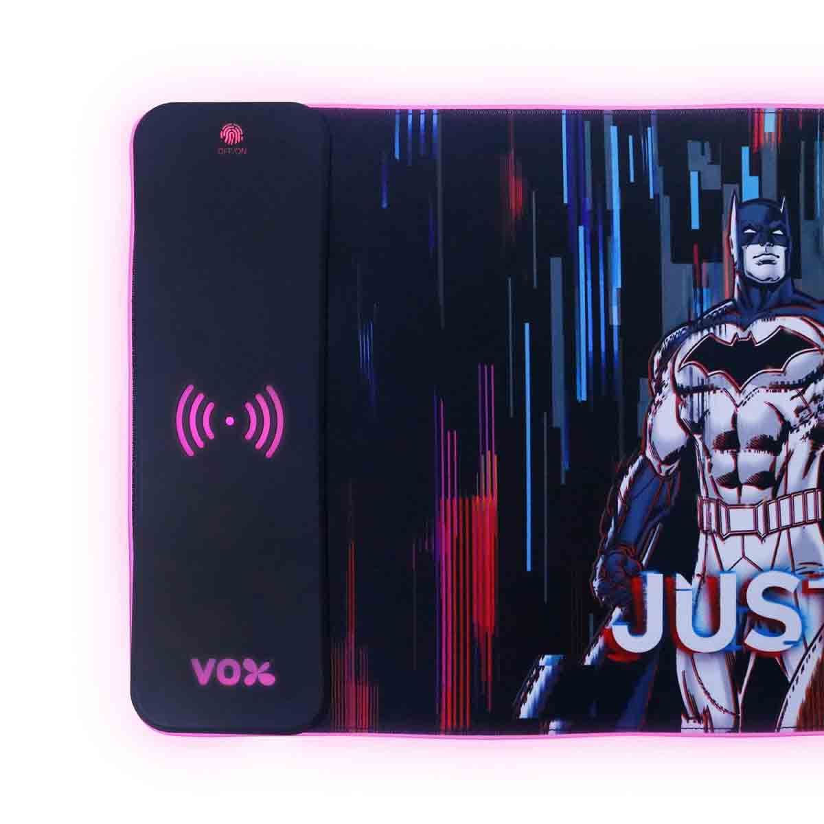 VOX แผ่นรองเม้าส์RGB ชาร์จไร้สาย รุ่น F5PAD-VXJL-RGW1
