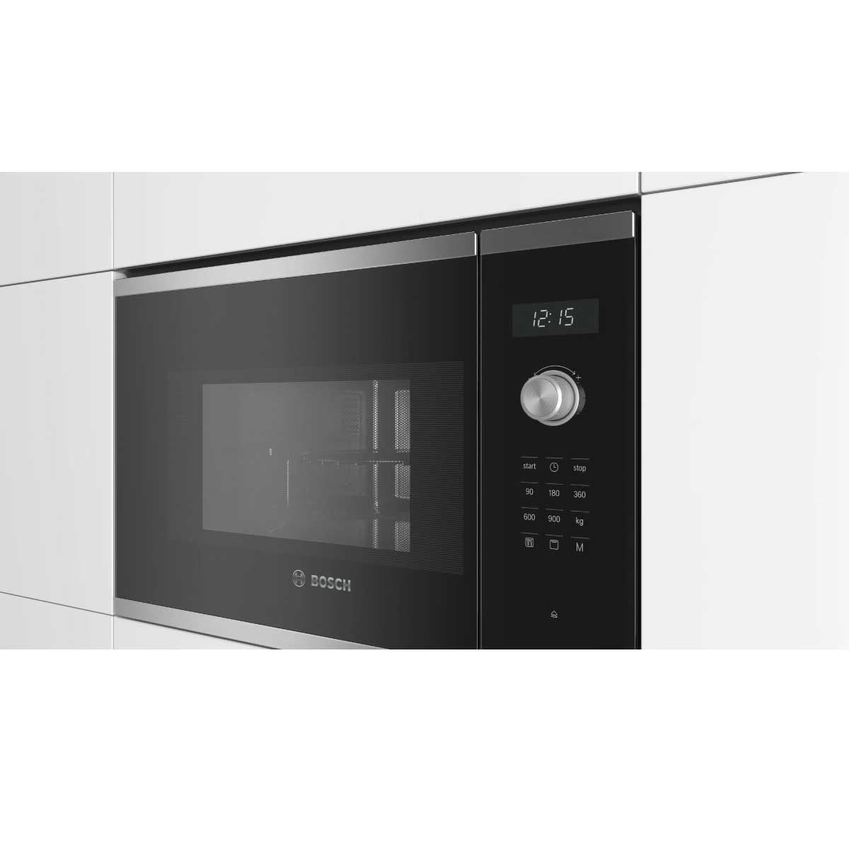 BOSCH ซีรี่ 6 Built-In ไมโครเวฟ-ย่าง 25L 900W ดิจิตอล สีดำ รุ่น BEL554MS0T