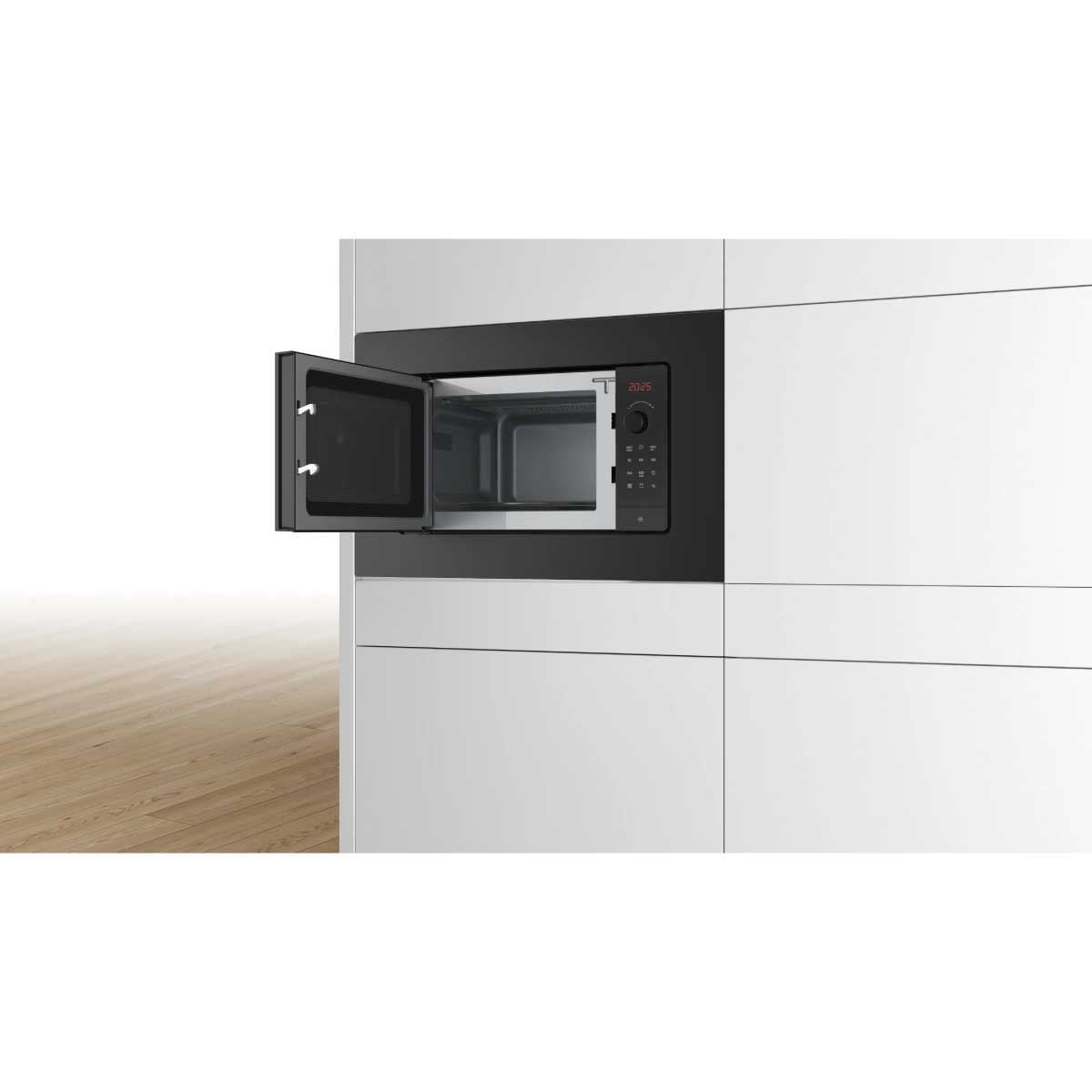 BOSCH ไมโครเวฟ-ย่าง 25L 800W Built-in รุ่น BEL653MB3
