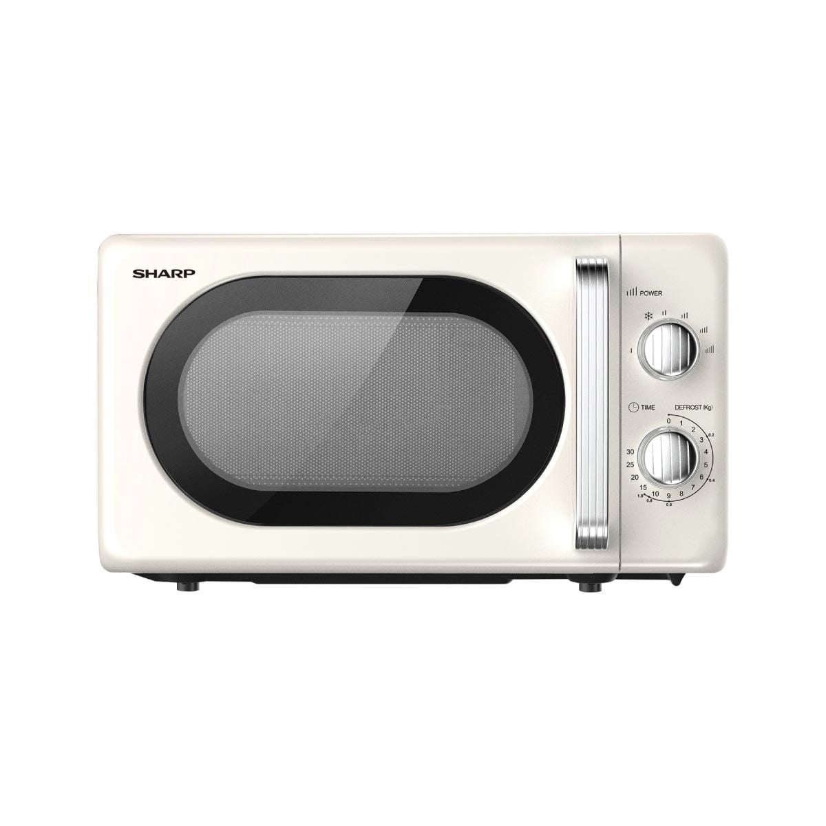 SHARP ไมโครเวฟ 20 ลิตร 700W สีครีม รุ่น R-220EF(WH)