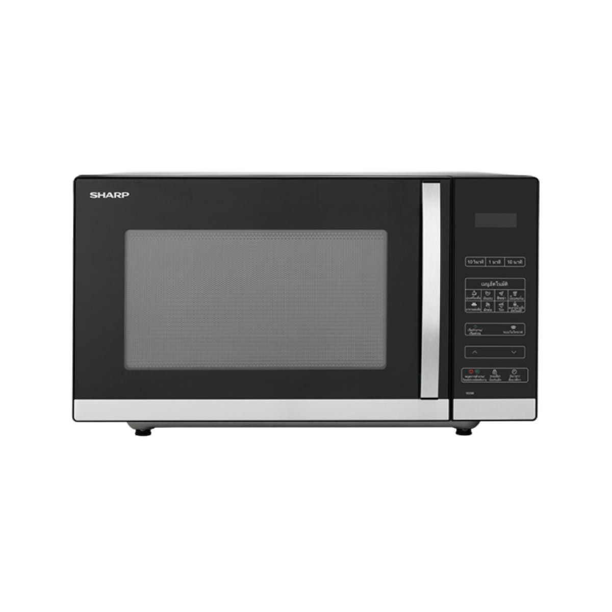 SHARP ไมโครเวฟ30L 900W ดิจิตอลพื้นเรียบ สีดำ รุ่น R-S30D5FAB