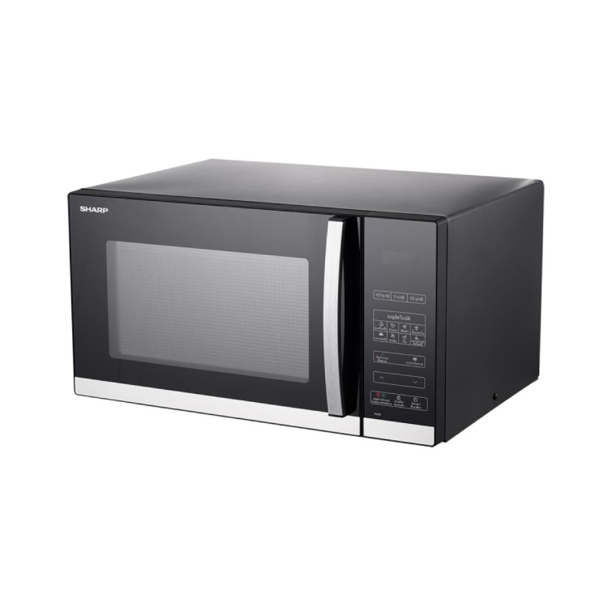 SHARP ไมโครเวฟ30L 900W ดิจิตอลพื้นเรียบ สีดำ รุ่น R-S30D5FAB