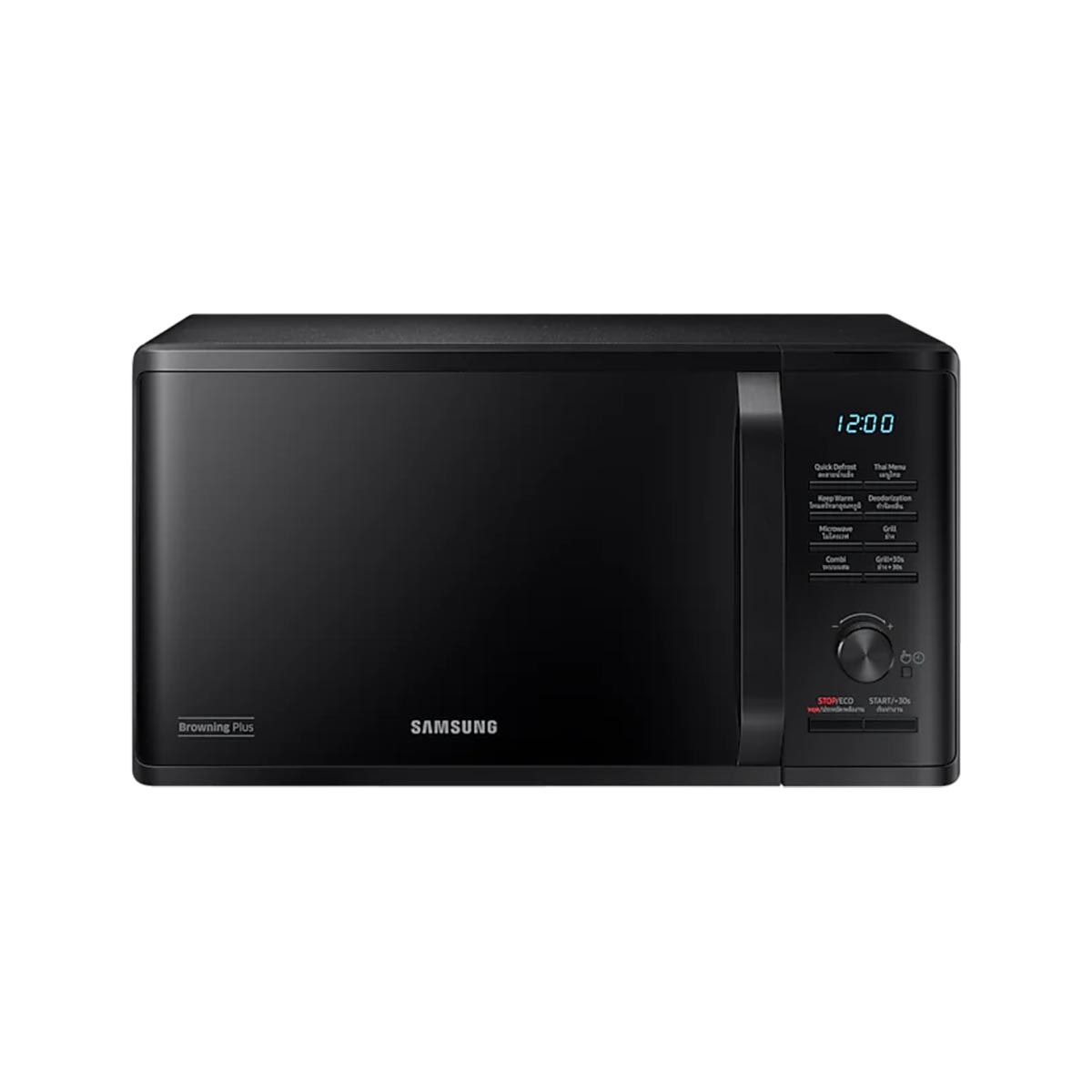 SAMSUNG ไมโครเวฟ-ย่าง 23L 800W สีดำ รุ่นMG23K3515AK/ST