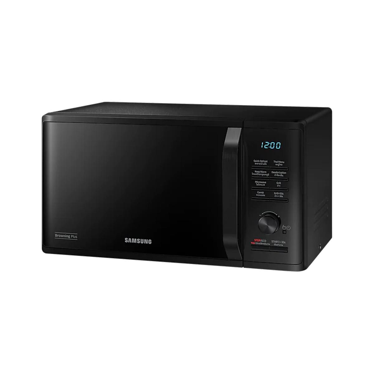 SAMSUNG ไมโครเวฟ-ย่าง 23L 800W สีดำ รุ่นMG23K3515AK/ST