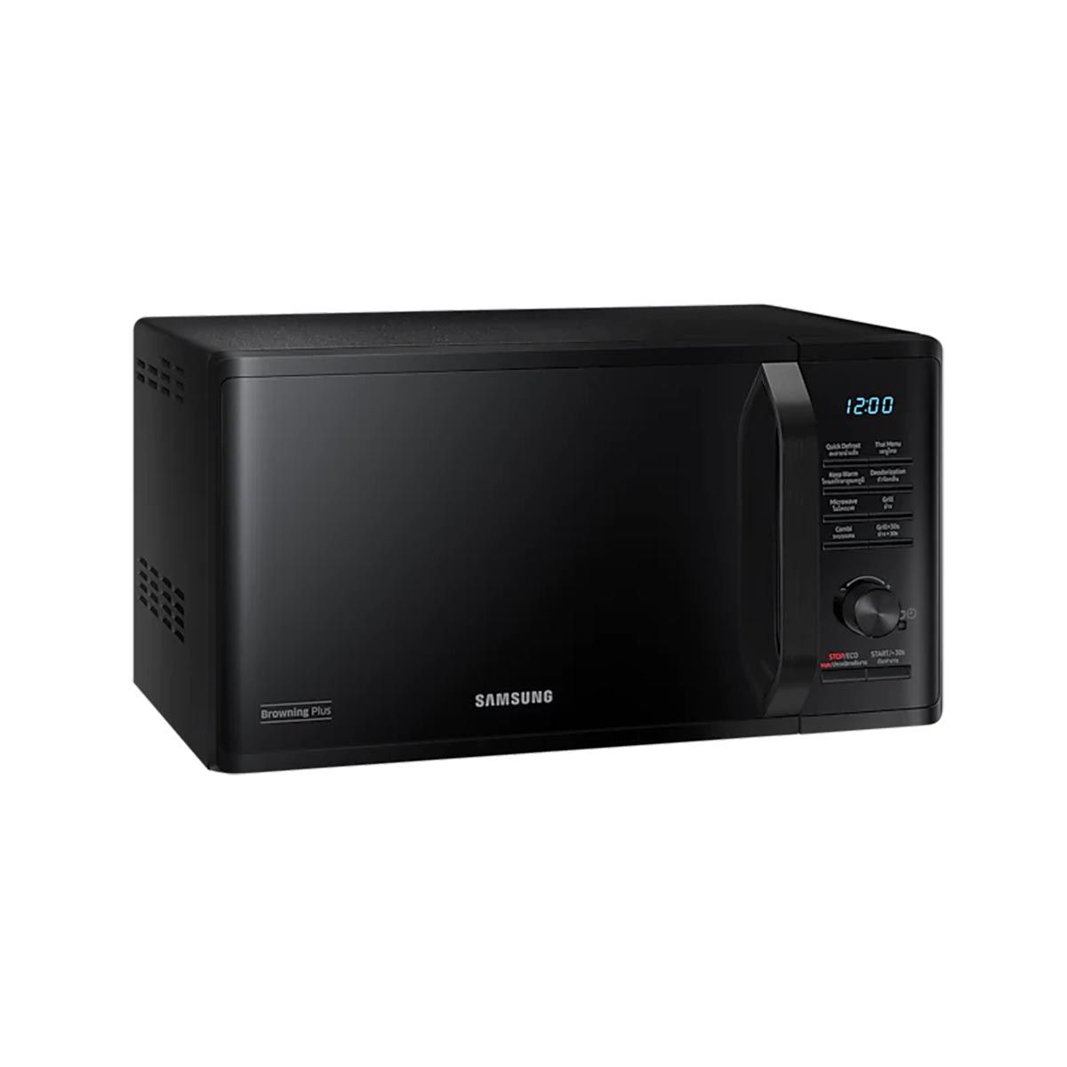 SAMSUNG ไมโครเวฟ-ย่าง 23L 800W สีดำ รุ่นMG23K3515AK/ST