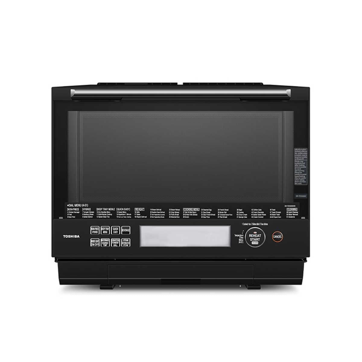 TOSHIBA  เตาอบไมโครเวฟ30ลิตร INVERTER  เวฟ อบ ย่าง นึ่ง รุ่น ER-TD5000C(K)