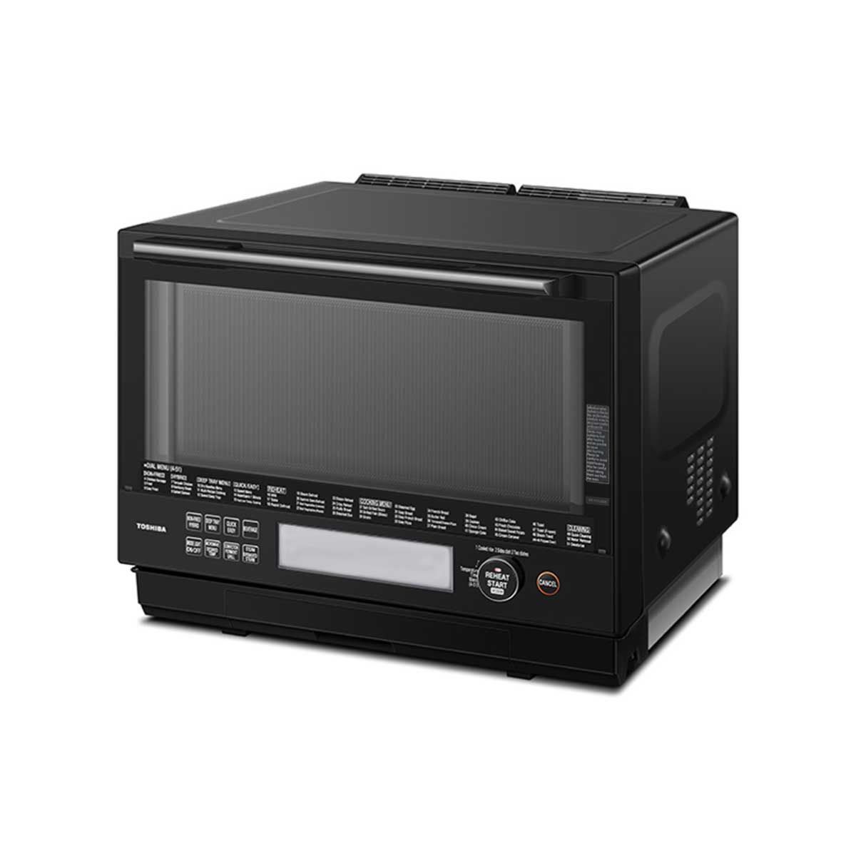 TOSHIBA  เตาอบไมโครเวฟ30ลิตร INVERTER  เวฟ อบ ย่าง นึ่ง รุ่น ER-TD5000C(K)