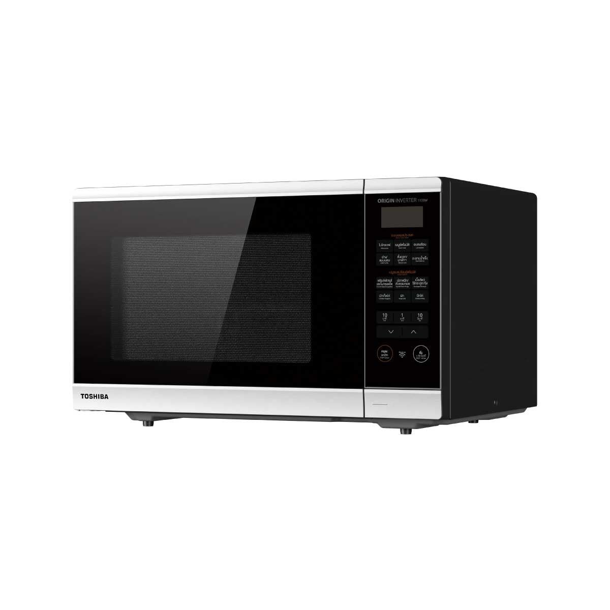 TOSHIBA ไมโครเวฟ34ลิตร เวฟ-ย่าง-อบ สีดำ รุ่นML3- SEC34SF(BK)
