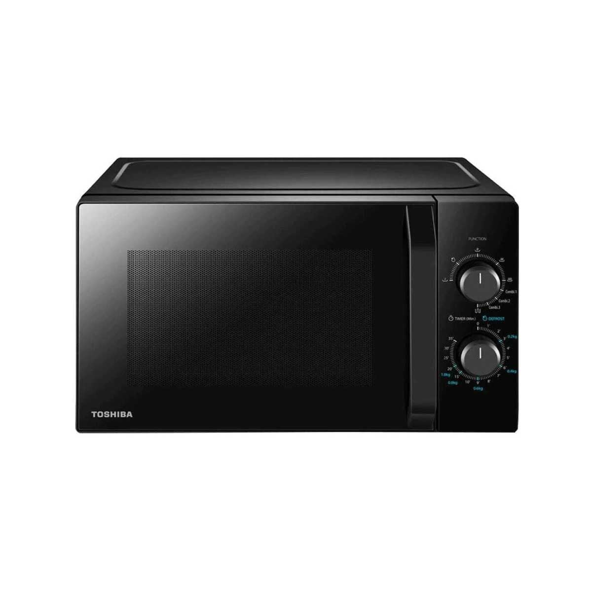 TOSHIBA ไมโครเวฟ+ย่าง ขนาด 20 ลิตร  รุ่น MW2MG20PE(ฺBK) สีดำ