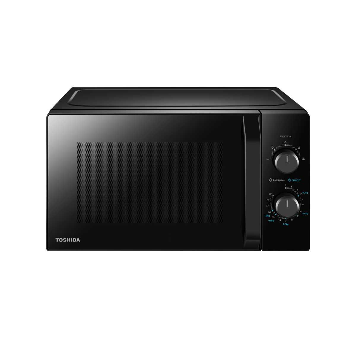 TOSHIBA ไมโครเวฟ ขนาด 20 ลิตร รุ่น MW2MM20PE(BK) สีดำ