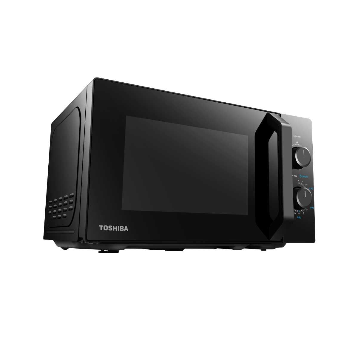 TOSHIBA ไมโครเวฟ ขนาด 20 ลิตร รุ่น MW2MM20PE(BK) สีดำ