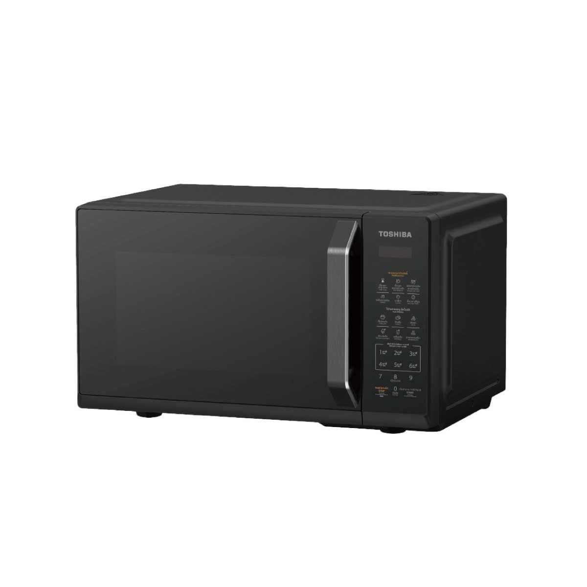 TOSHIBA ไมโครเวฟ 20L 800W สีดำ รุ่นMW3-EM20PE(BK)