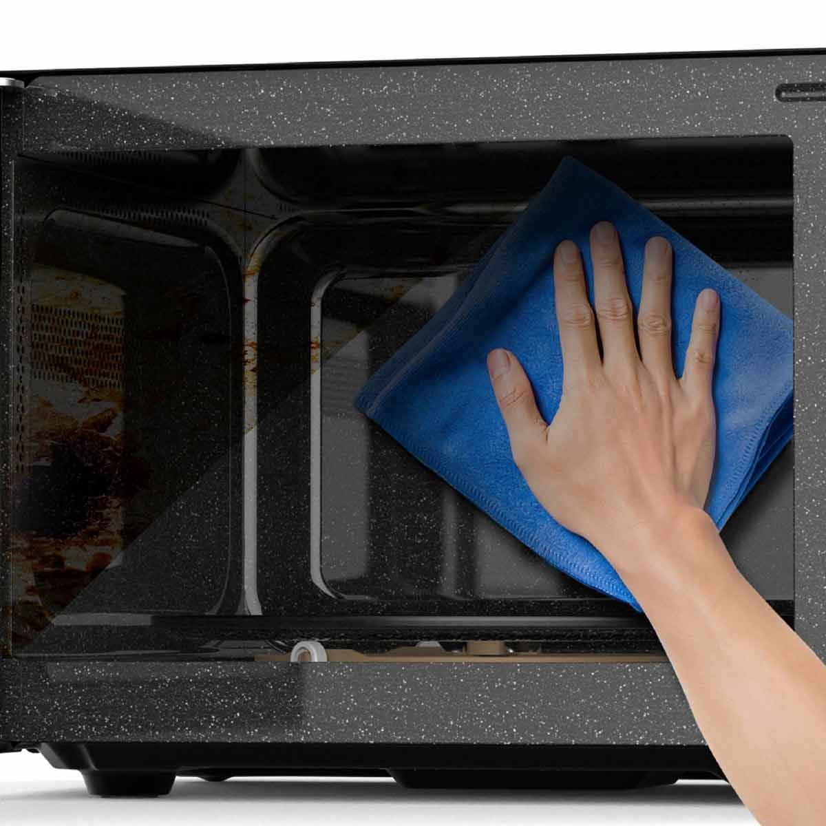 TOSHIBA ไมโครเวฟ 20L 800W สีดำ รุ่นMW3-EM20PE(BK)