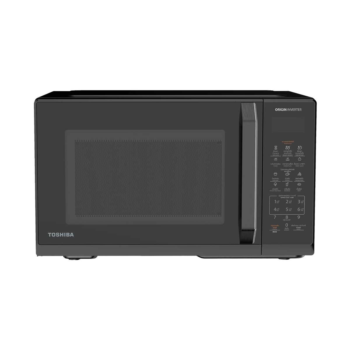 TOSHIBA  ไมโครเวฟ25L 900W ดิจิตอล สีดำ MW3-EM25PEI(BK)
