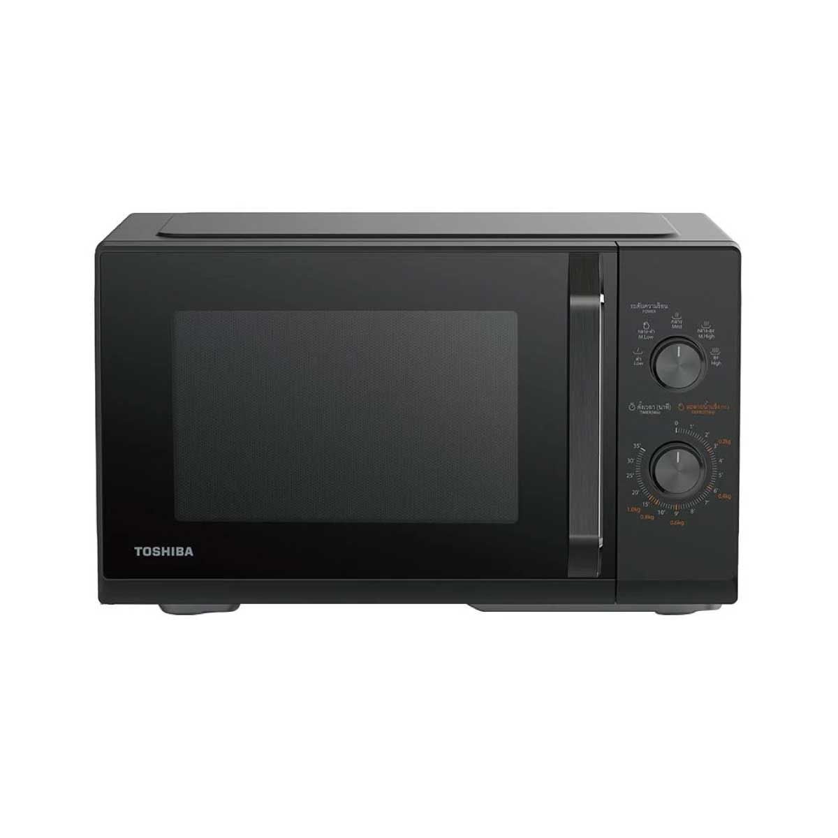TOSHIBA ไมโครเวฟ 25 ลิตร สีดำ รุ่น MW3-MM25PE(BK)
