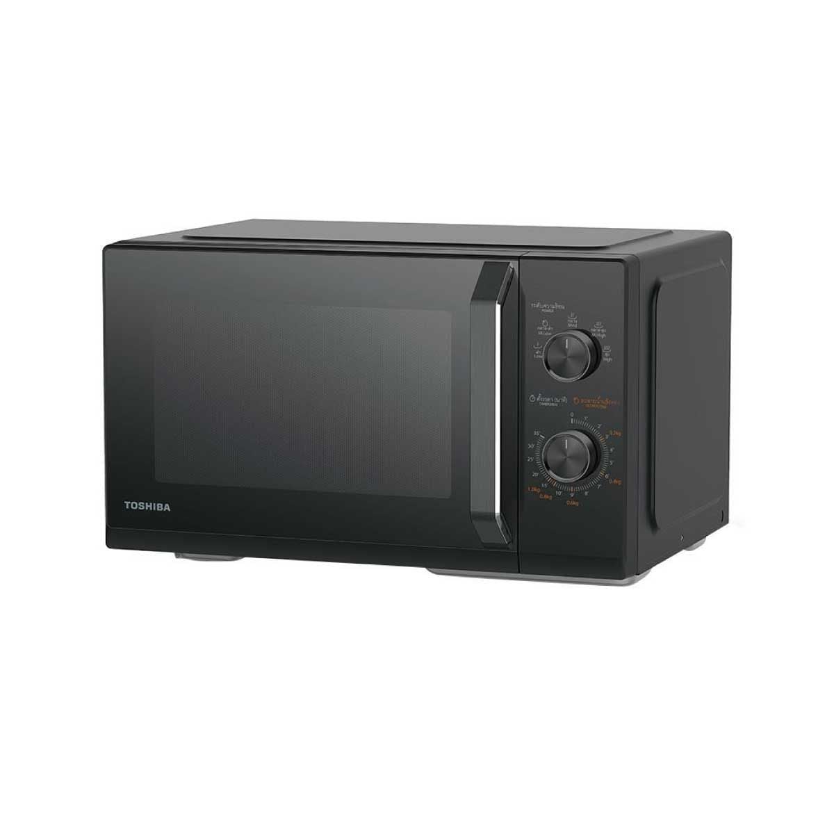 TOSHIBA ไมโครเวฟ 25 ลิตร สีดำ รุ่น MW3-MM25PE(BK)