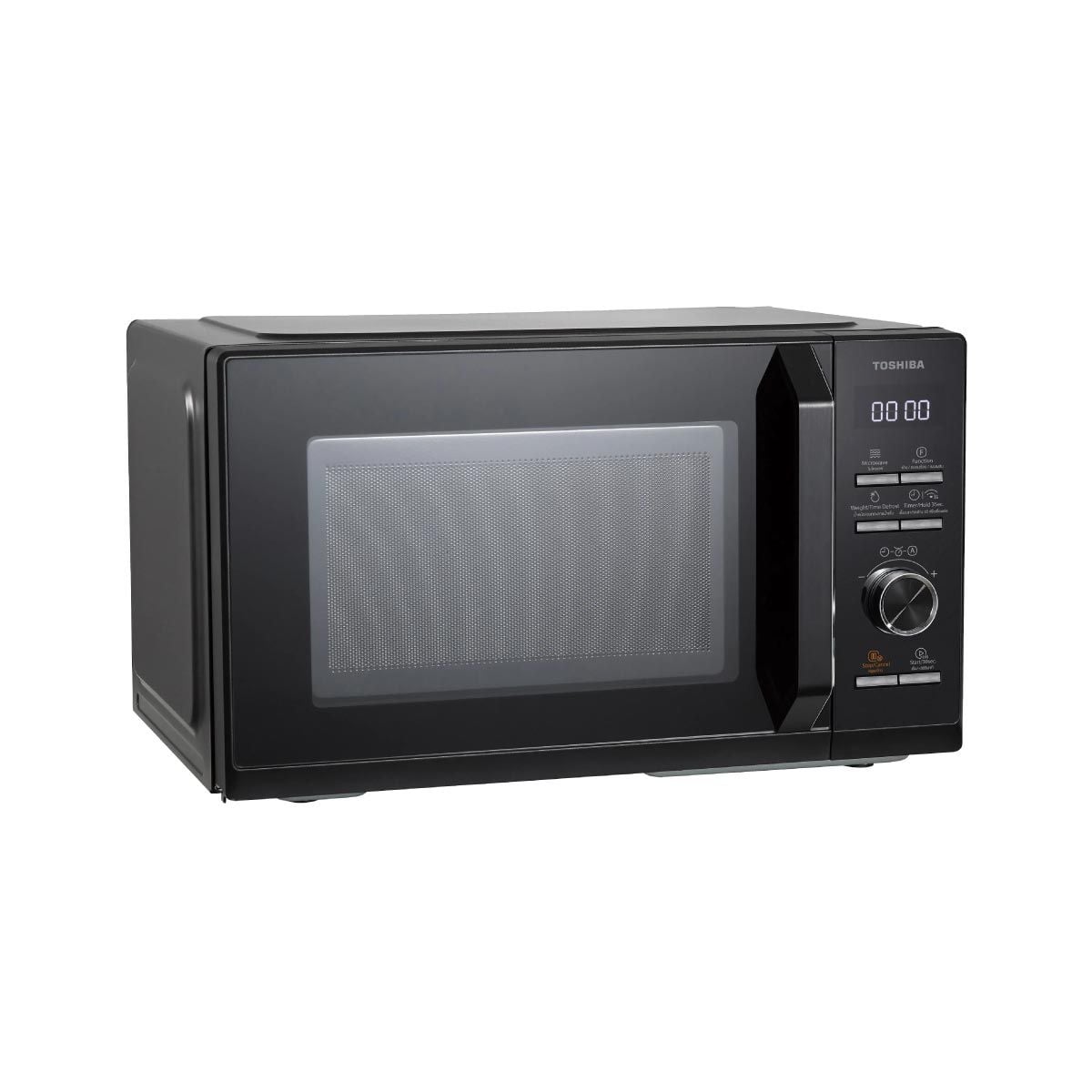 TOSHIBA ไมโครเวฟ + ย่าง 24 ลิตร สีดำ รุ่น MW3-SAC24SE(BK)