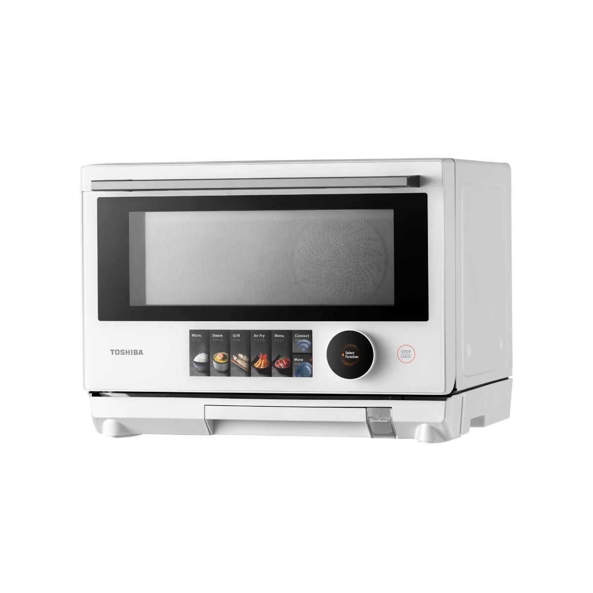 TOSHIBA ไมโครเวฟ25ลิตร INVเวฟ-อบ-ย่าง-นึ่ง สีขาว รุ่นMX2- STR25SF(WH)