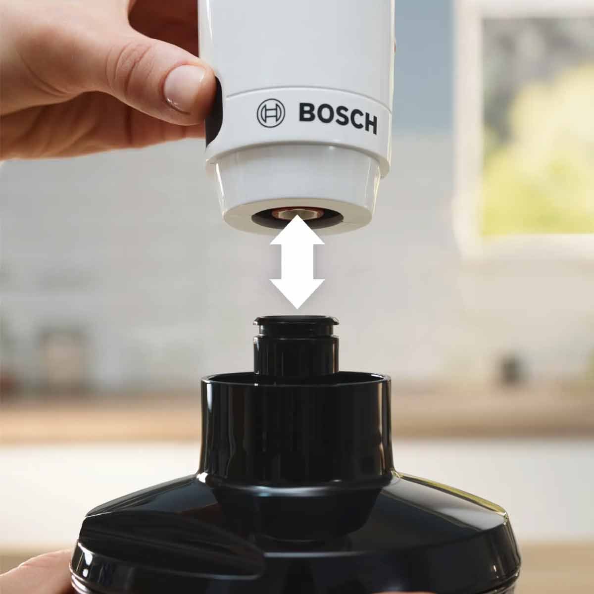 BOSCH เครื่องบดสับมือถือ 800W White รุ่น MSM4W410