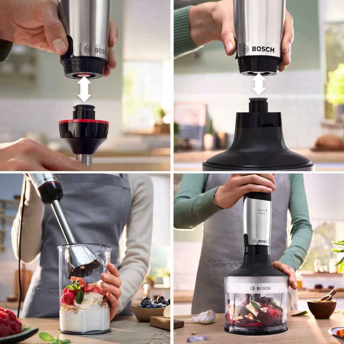 BOSCH เครื่องบดสับมือถือ1000W 12speed รุ่นMSM6M630