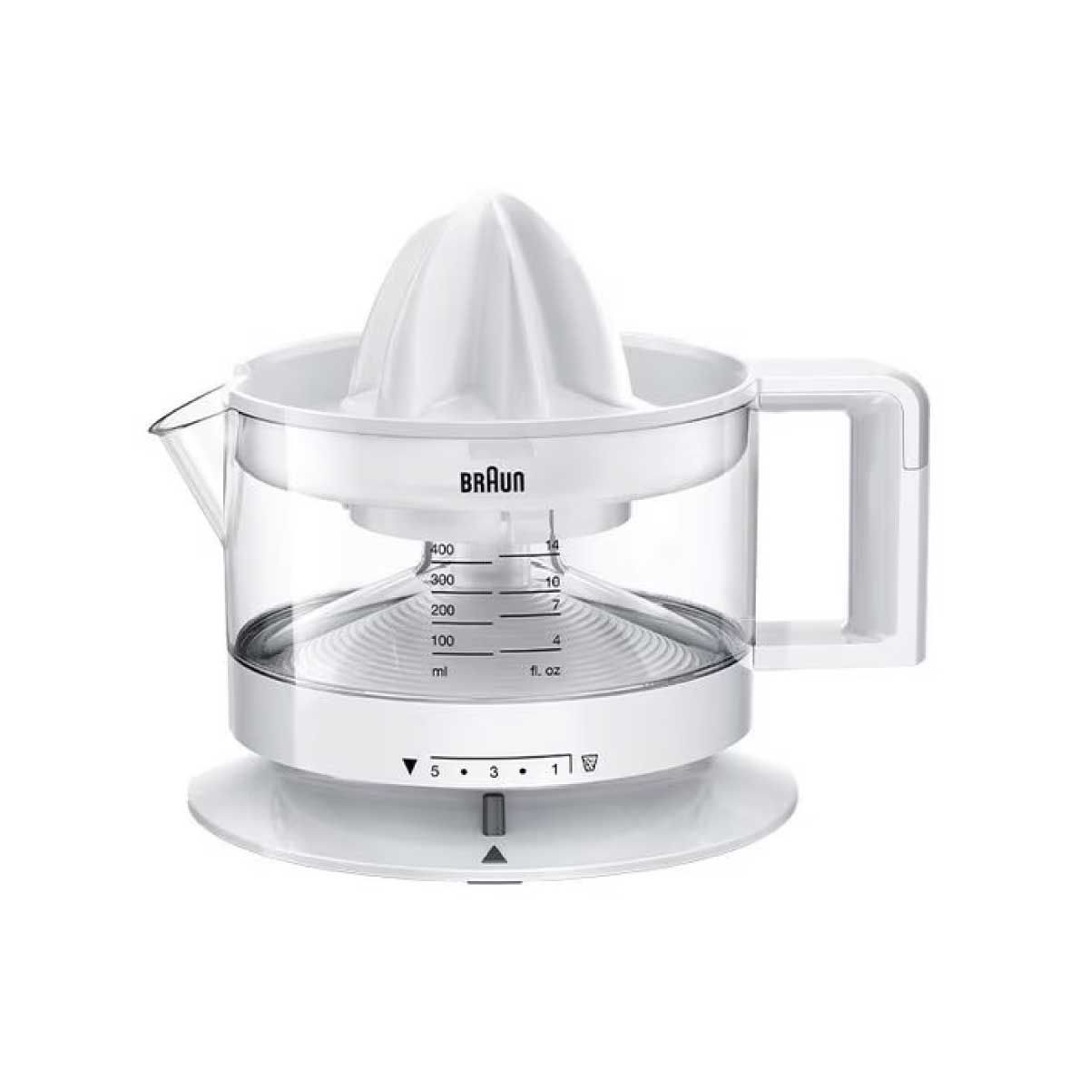 ฺBRAUN เครื่องคั้นน้ำผลไม้ 20W สีขาว รุ่นCJ3000WH