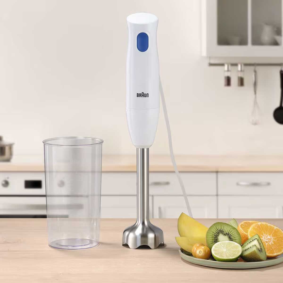 BRAUN  เครื่องปั่นมือถือ450W รุ่น MQ10.001WH