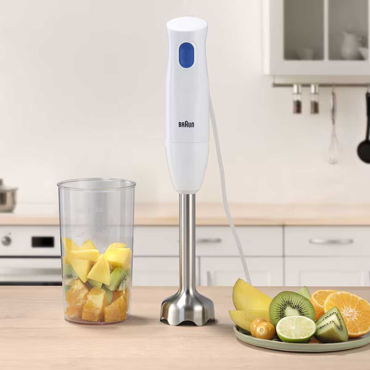 BRAUN  เครื่องปั่นมือถือ450W รุ่น MQ10.001WH