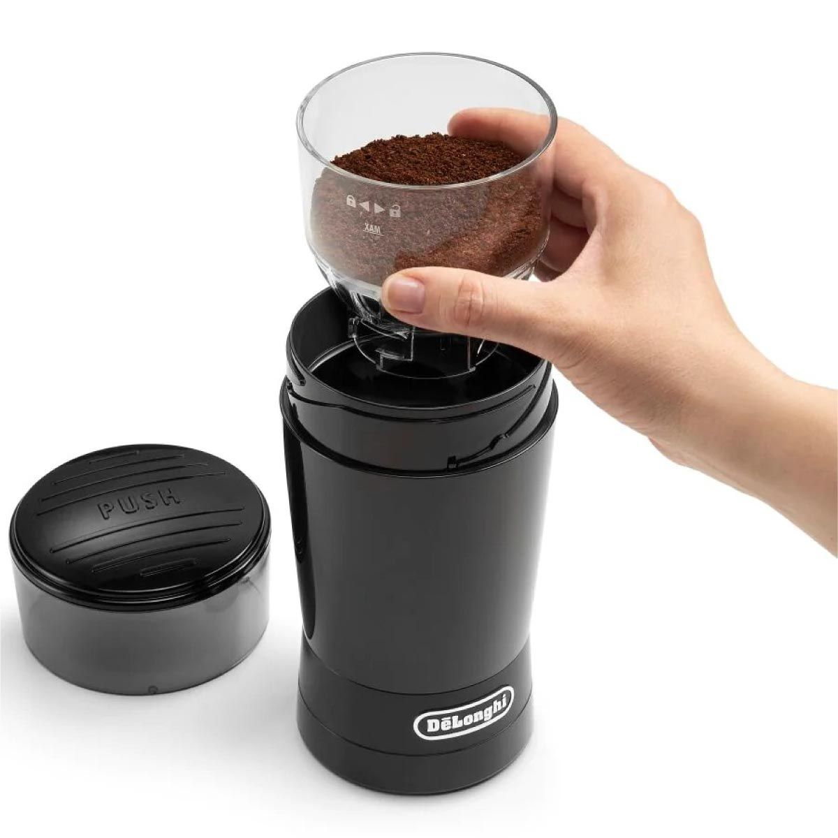 DELONGHI เครื่องบดเมล็ดกาแฟ รุ่น KG200 ความจุ 90 กรัม กำลังไฟ 170 วัตต์