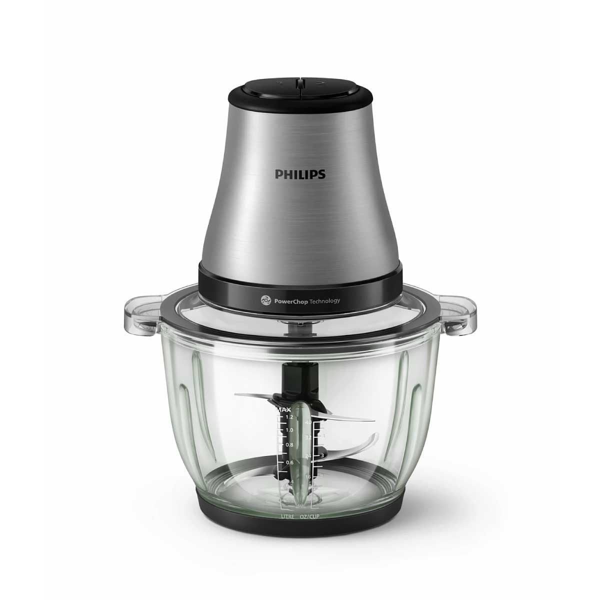 PHILIPS เครื่องบดสับ 500W โถแก้ว รุ่น HR1503/00