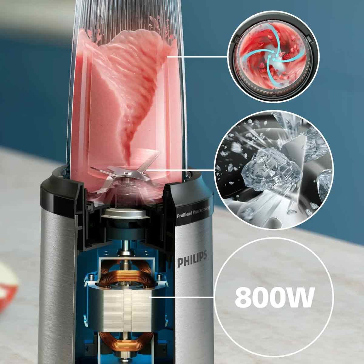 PHILIPS เครื่องปั่นพกพา 800W รุ่น HR2764/00