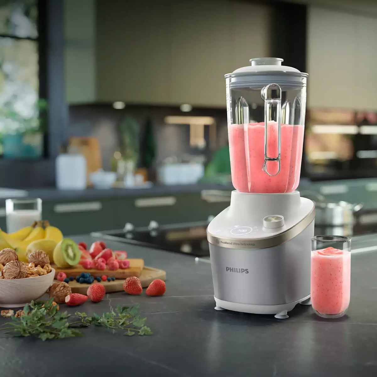 PHILIPS High Speed 7000 Series  เครื่องปั่นความเร็วสูง รุ่น HR3760/01  เครื่องปั่นล้างเองได้