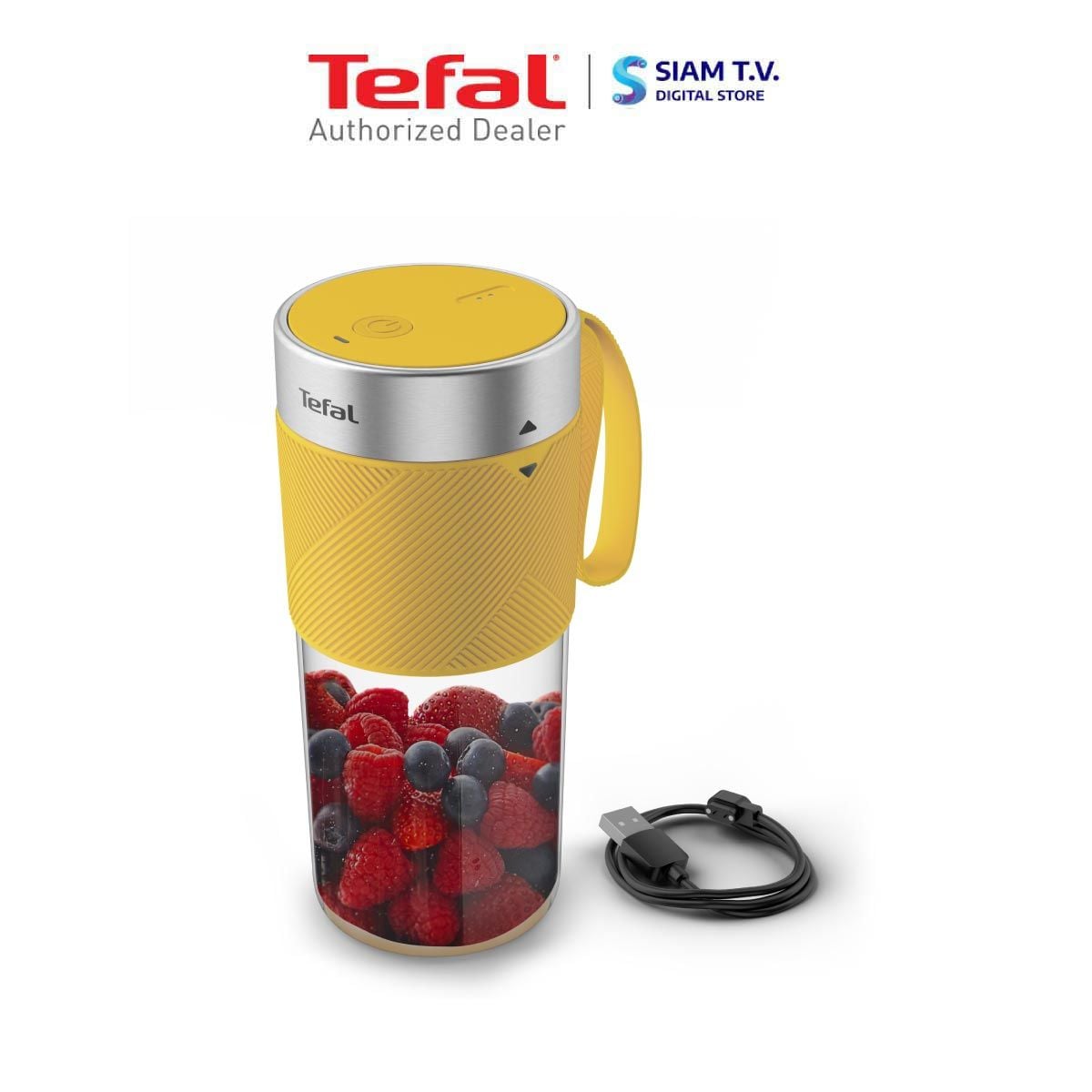 TEFAL เครื่องปั่นพกพา สีเหลือง รุ่น BL1C0230