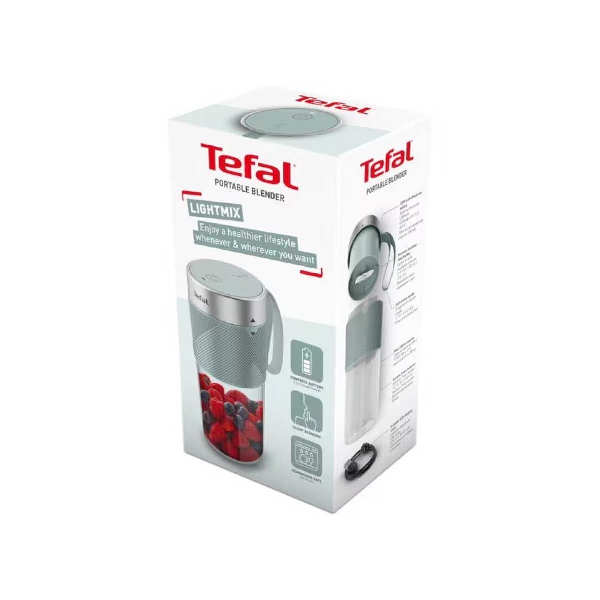 TEFAL เครื่องปั่นพกพา สีฟ้า รุ่น BL1C0430