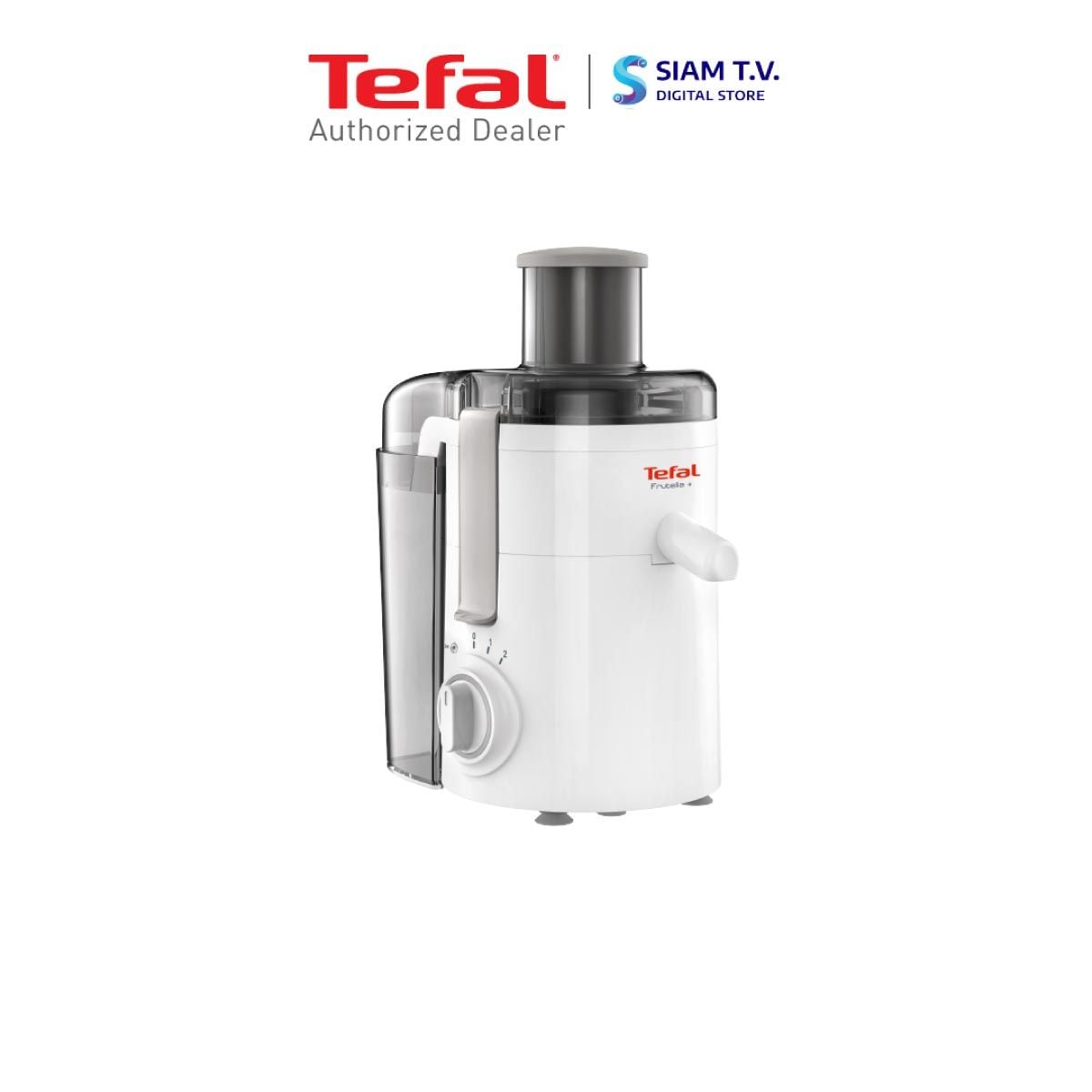 TEFAL FRUTELIA+ เครื่องสกัดน้ำผลไม้ รุ่น ZE-370 สีขาว
