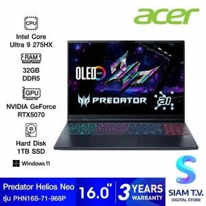 NOTEBOOK (โน้ตบุ๊ค) ACER PREDATOR HELIOS NEO 16S AI PHN16S-71-968P (ABYSSAL BLACK)