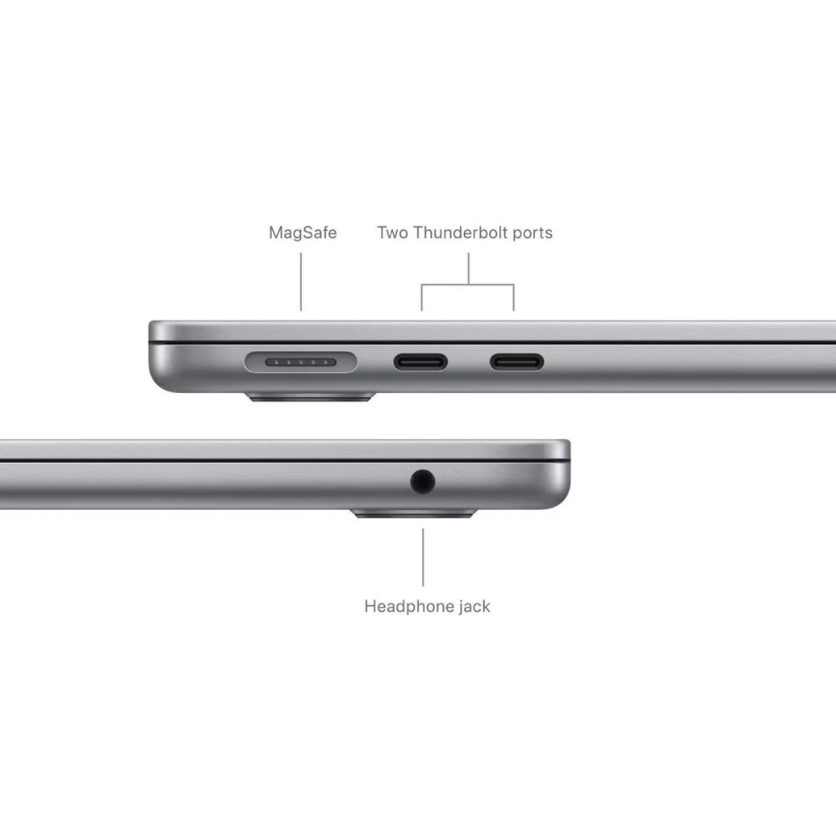 Apple MacBook Air (รุ่น 13 นิ้ว , ชิป M3) 256GB Space Gray