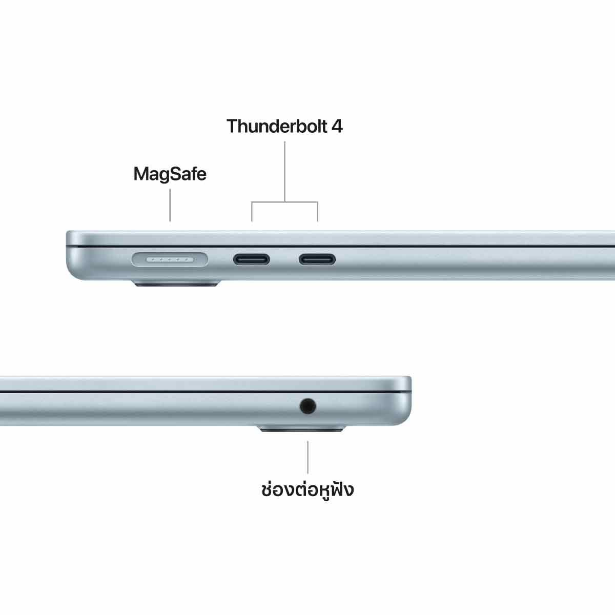 Apple MacBook Air รุ่น 13 นิ้ว, ชิป M5 10 core CPU and 8 core GPU,16GB/512GB SSD