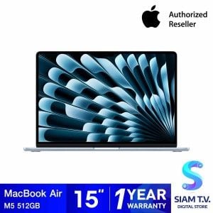 Apple MacBook Air รุ่น 15 นิ้ว, ชิป M5 10 core CPU and 10 core GPU,16 GB