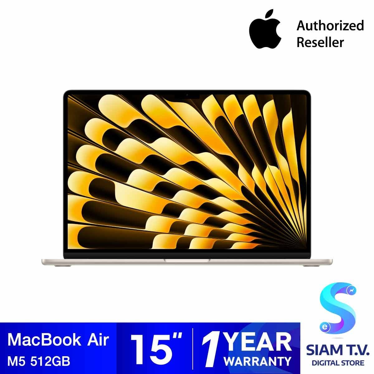 Apple MacBook Air รุ่น 15 นิ้ว, ชิป M5 10 core CPU and 10 core GPU,16 GB